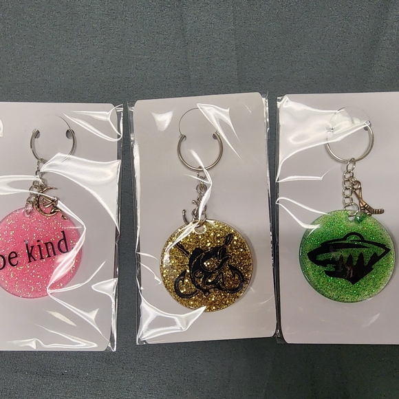 Variety of Custom Made Keychains; Made by Local Vendor - Picture 5 of 12